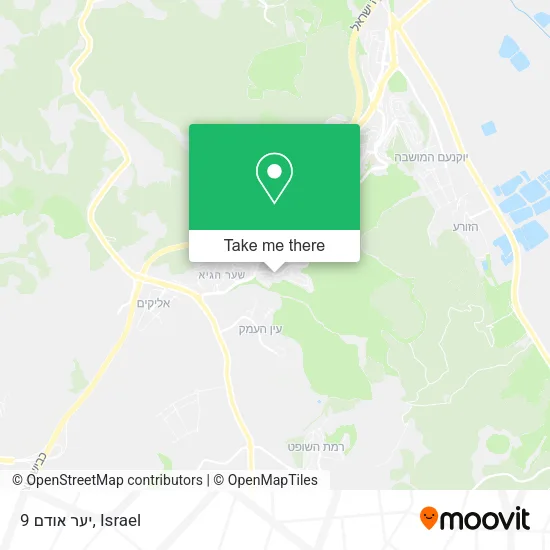 Карта יער אודם 9