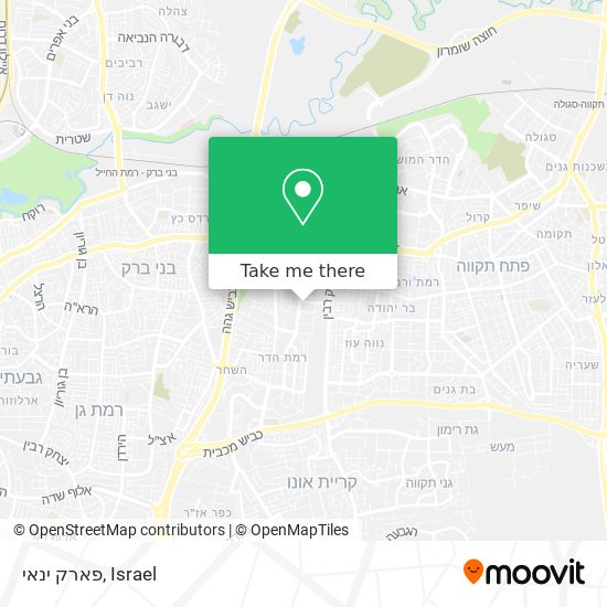 פארק ינאי map