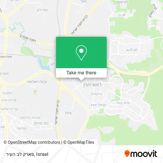 Карта פארק לב העיר