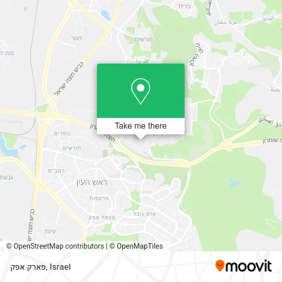 Карта פארק אפק