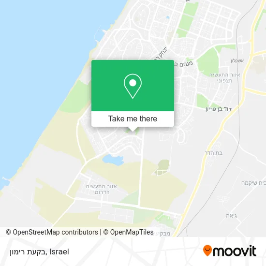 Карта בקעת רימון