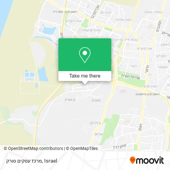 Карта מרכז עסקים סורק