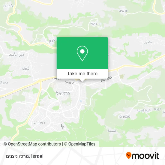 Карта מרכז ניצנים