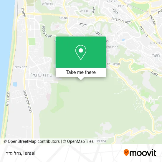 Карта נחל נדר