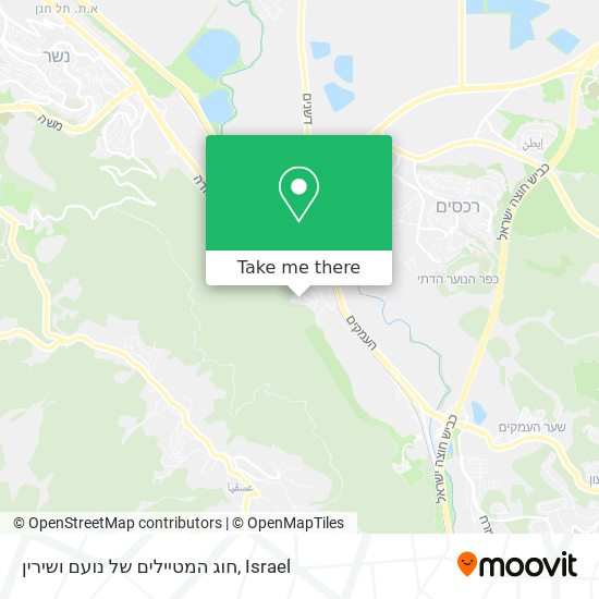 חוג המטיילים של נועם ושירין map