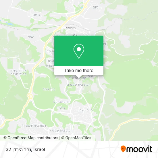 Карта נהר הירדן 32