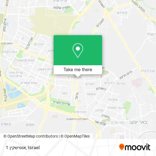Карта אוסישקין 1