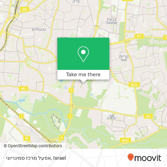 אפעל מרכז סמינריוני map