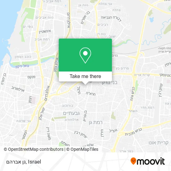 Карта גן אברהם