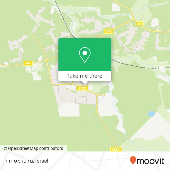 מרכז מסחרי map