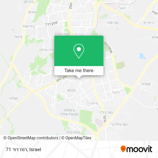 Карта רמז דוד 71