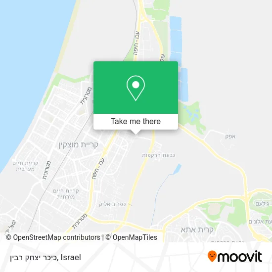 Карта כיכר יצחק רבין