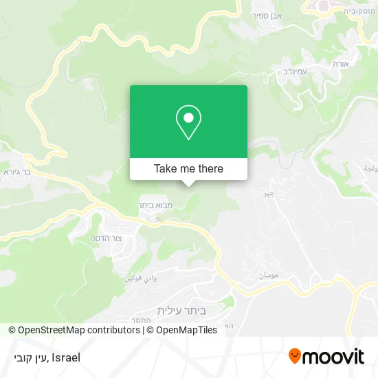 Карта עין קובי