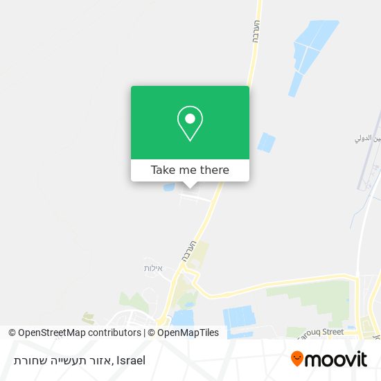 אזור תעשייה שחורת map