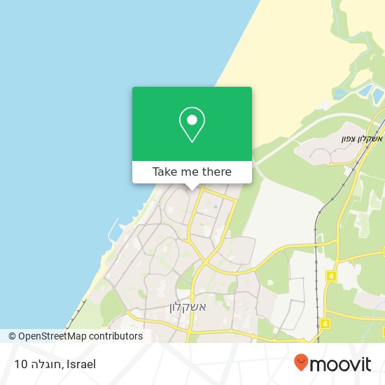 חוגלה 10 map