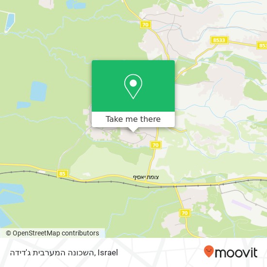 Карта השכונה המערבית ג'דידה