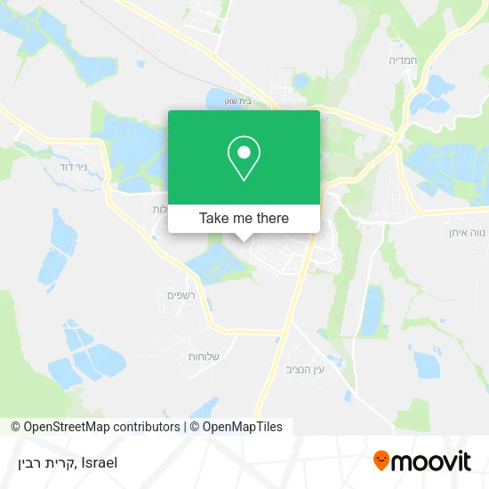 Карта קרית רבין