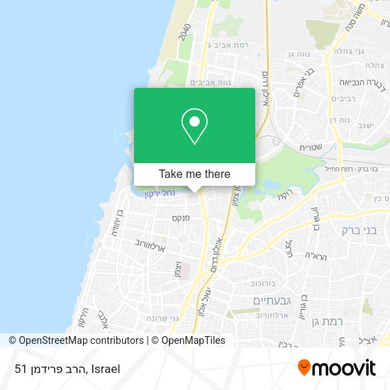 הרב פרידמן 51 map