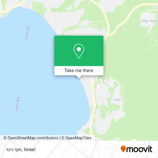 Карта חוף כינר