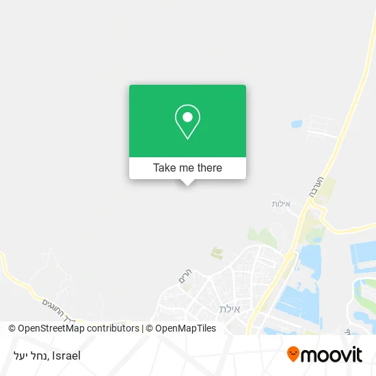 Карта נחל יעל