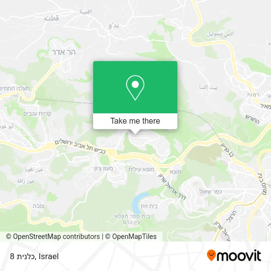 Карта כלנית 8