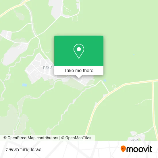 Карта אזור תעשיה