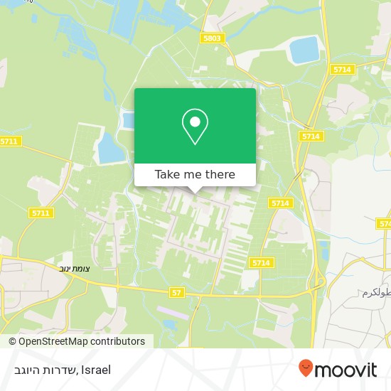 שדרות היוגב map