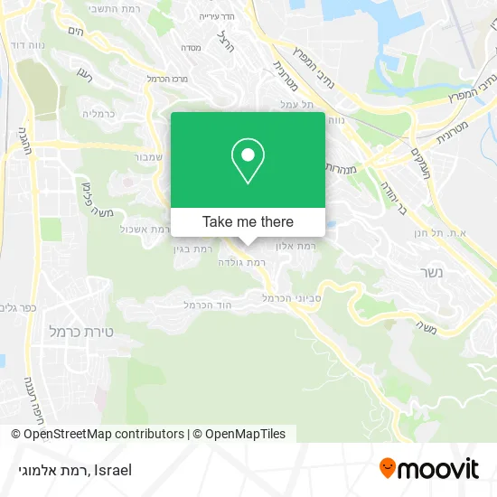 Карта רמת אלמוגי