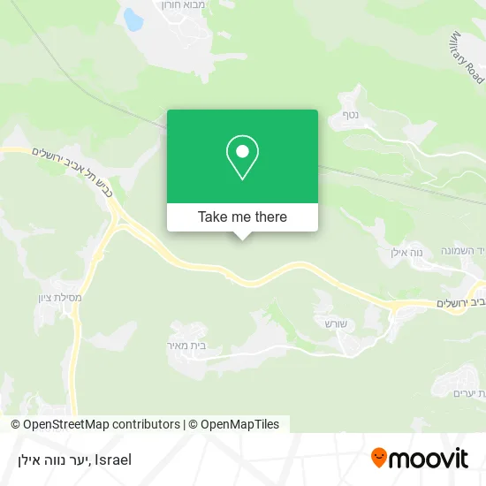 Карта יער נווה אילן