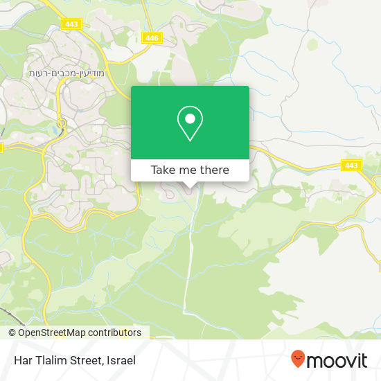 Har Tlalim Street map
