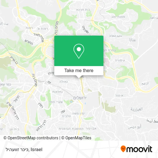 Карта כיכר זוועהיל