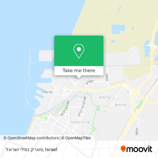 פארק נמלי ישראל map