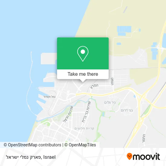 Карта פארק נמלי ישראל