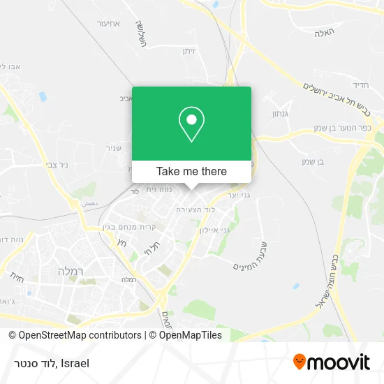 Карта לוד סנטר