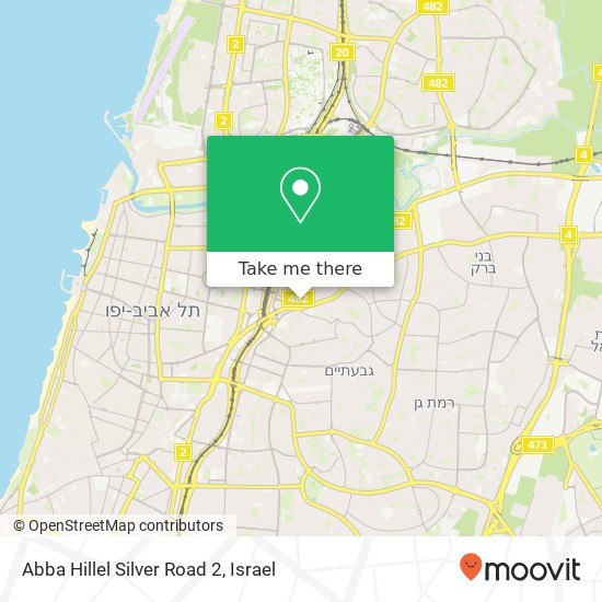 Abba Hillel Silver Road 2 map