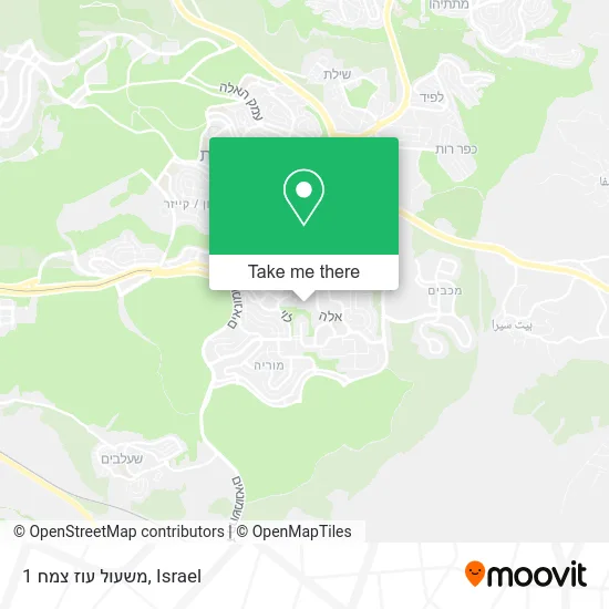 Карта משעול עוז צמח 1