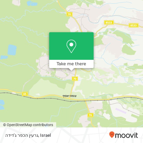 Карта גרעין הכפר ג'דידה