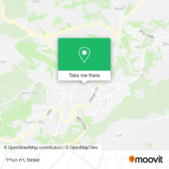 Карта רח הגליל