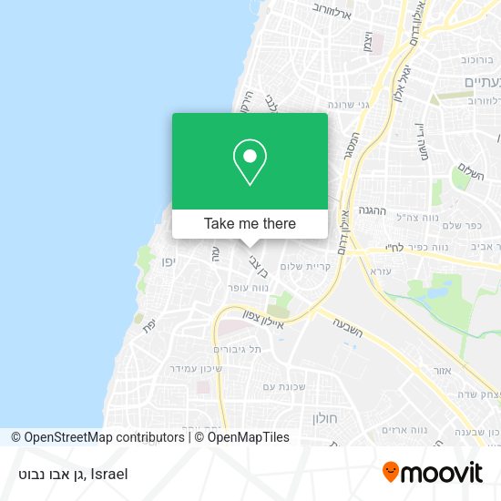 Карта גן אבו נבוט