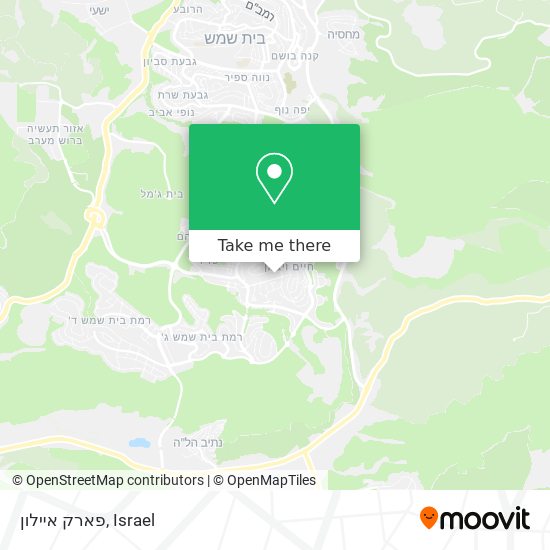 פארק איילון map