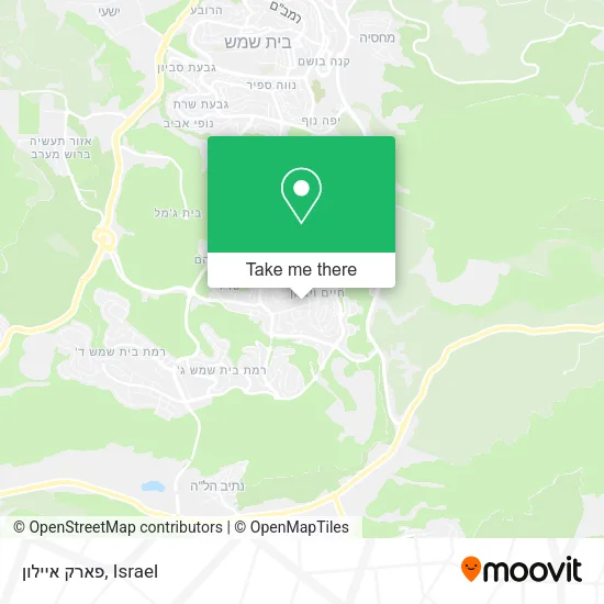 Карта פארק איילון