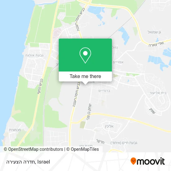 Карта חדרה הצעירה