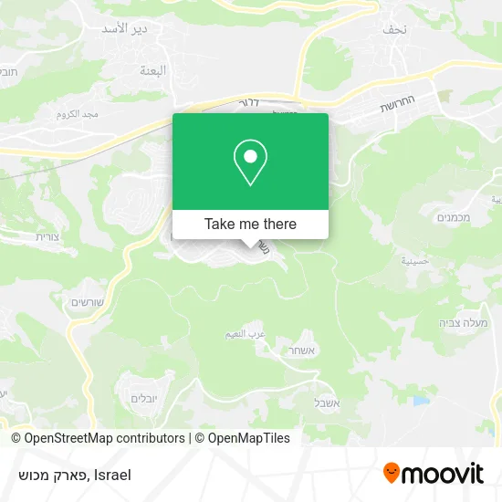 Карта פארק מכוש