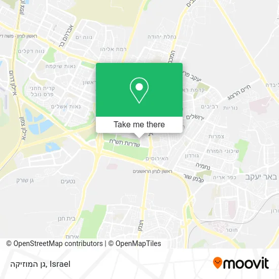 Карта גן המוזיקה