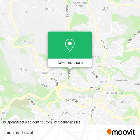 Карта יער רמות