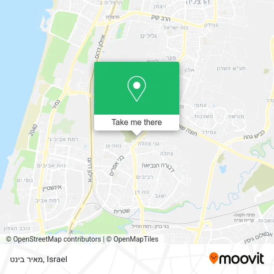 Карта מאיר בינט