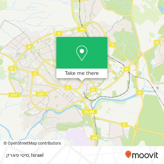 סיטי פארק map