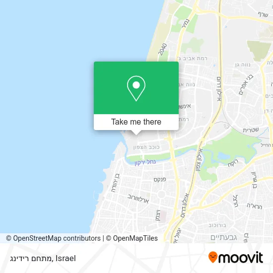 Карта מתחם רידינג
