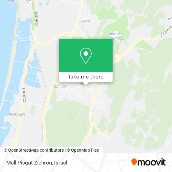Карта Mall Pisgat Zichron