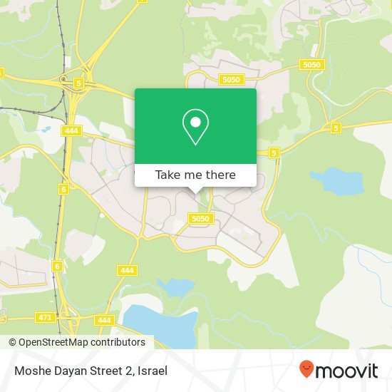 Moshe Dayan Street 2 map